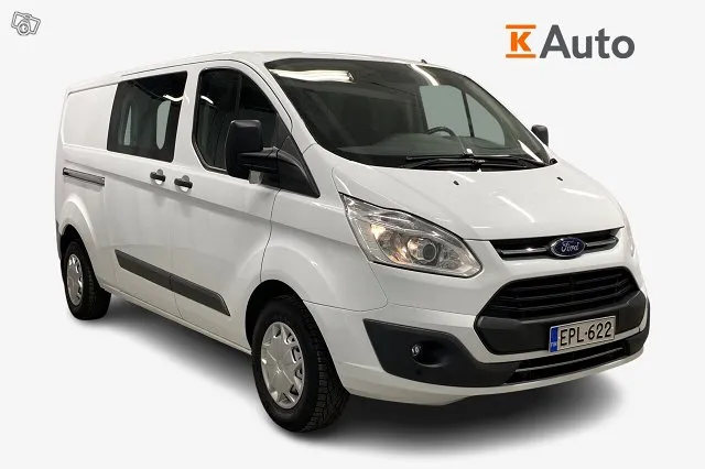 Ford Transit Custom Van 310 2,0TDCi 130 hv M6 Etuveto Business L2H1 * ALV | Suomi-auto | Webasto | Navi | Koukku * Image 1